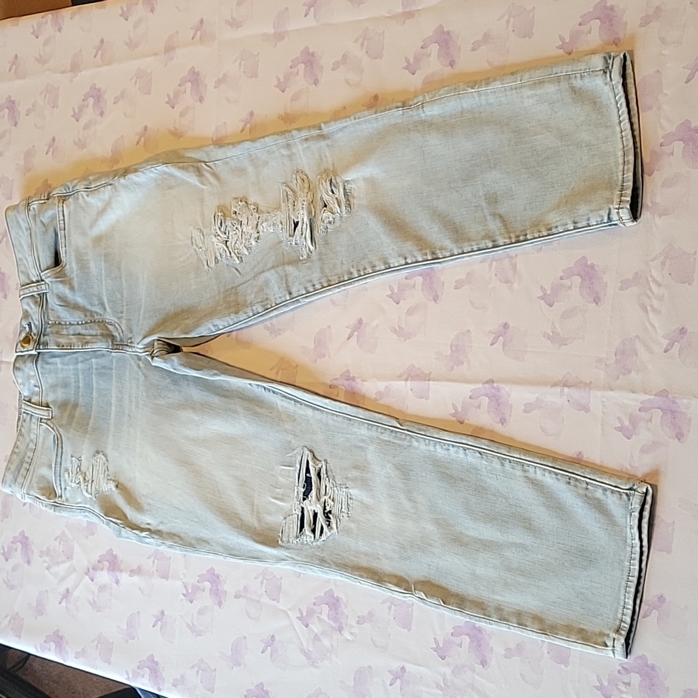 American Eagle Outfitters, size 14, Super super stretch Hi-Rise Jegging Crop,